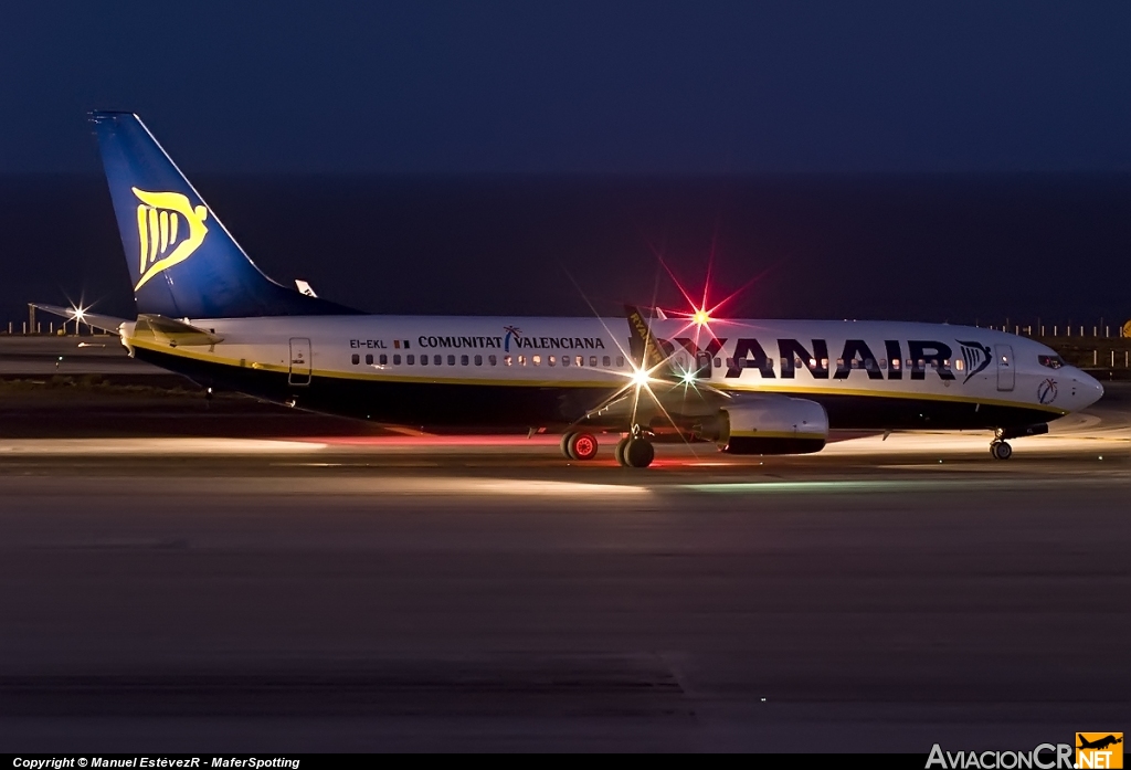 EI-EKL - Boeing 737-8AS - Ryanair
