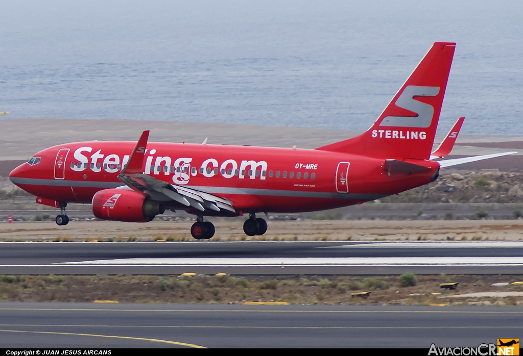 OY-MRE - Boeing 737-7L9 - Sterling Airlines
