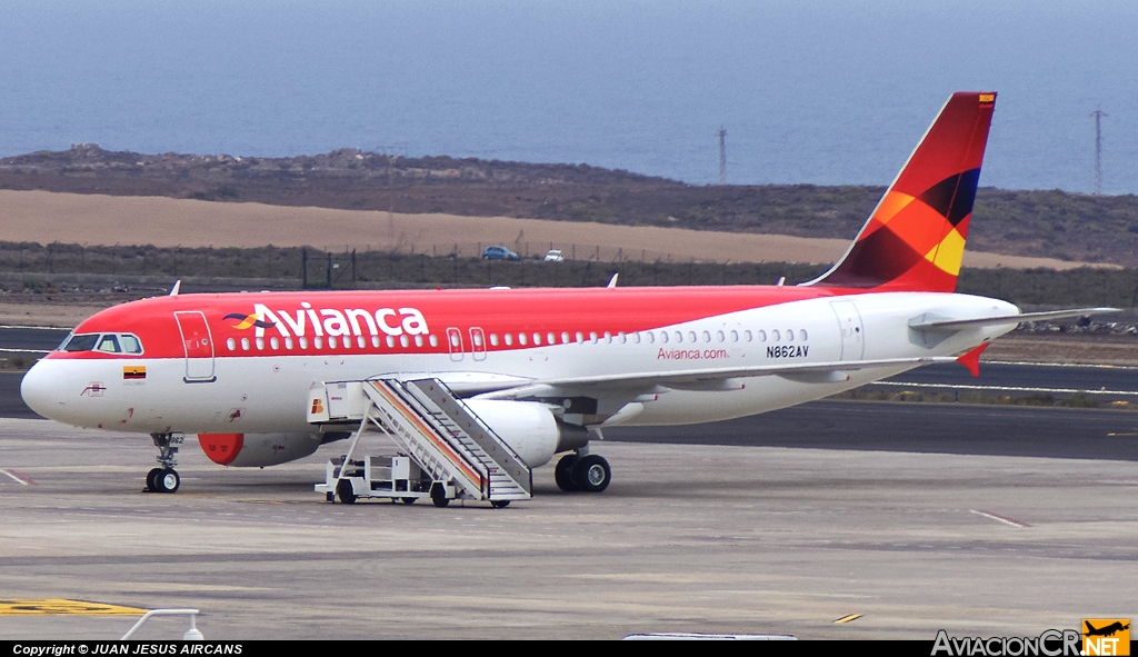 N862AV - Airbus A320-214 - Avianca