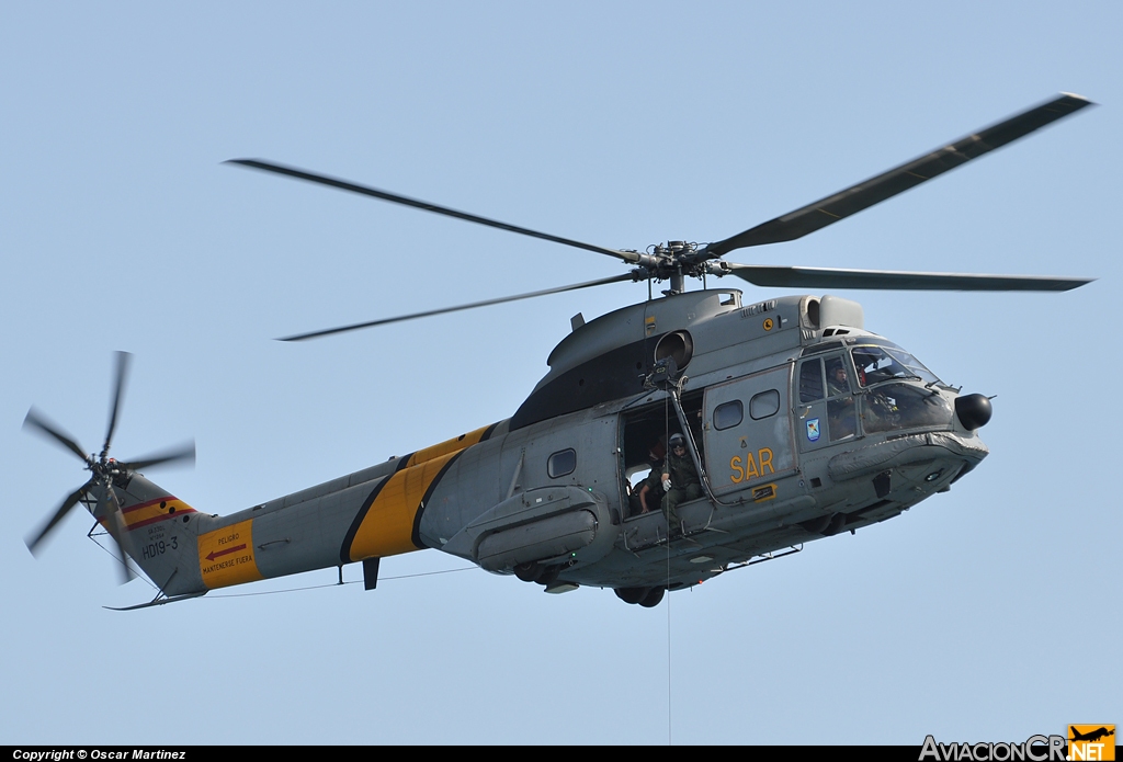 HD.19-3 - Aérospatiale AS 332B Super Puma - Fuerza Aérea de España