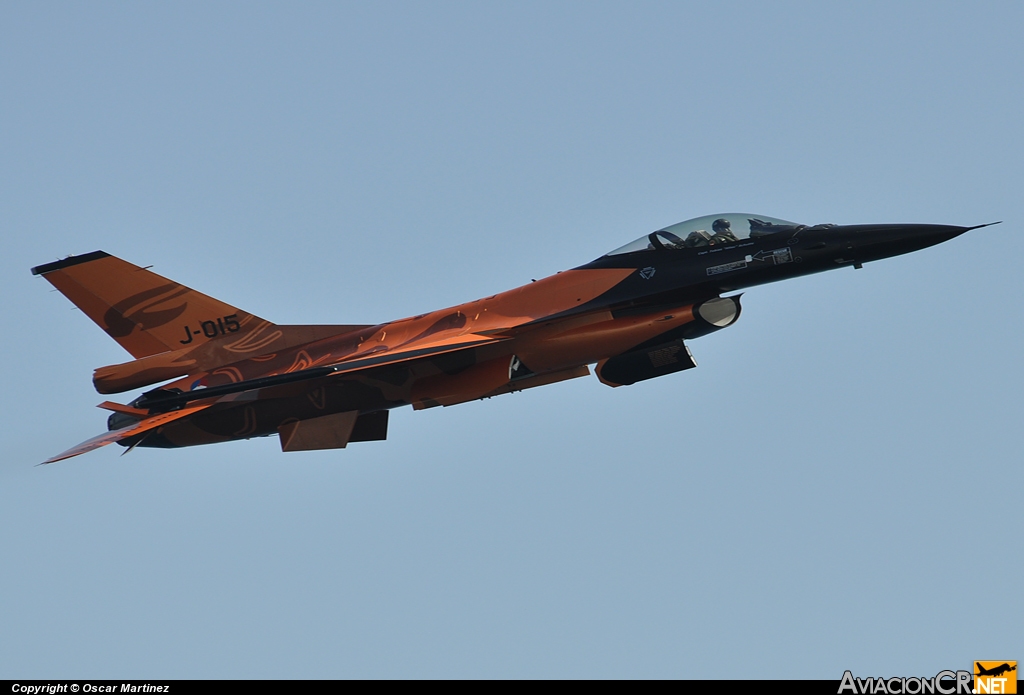 J-015 - General Dynamics F-16AM Fighting Falcon - Fuerza Aérea Holandesa