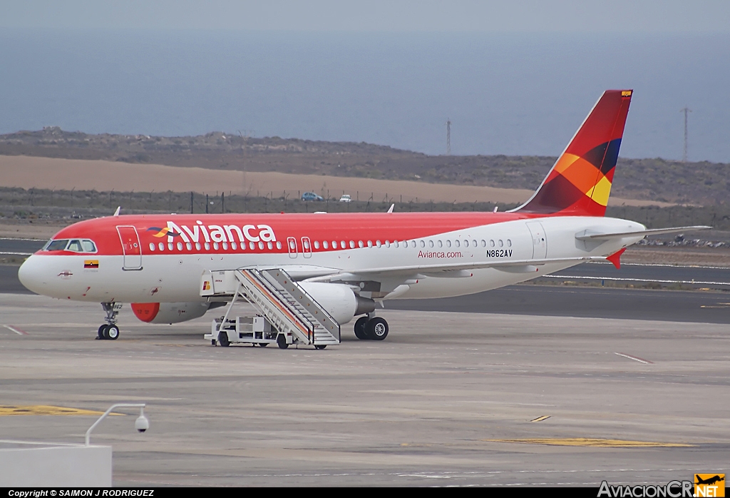 N862AV - Airbus A320-214 - Avianca