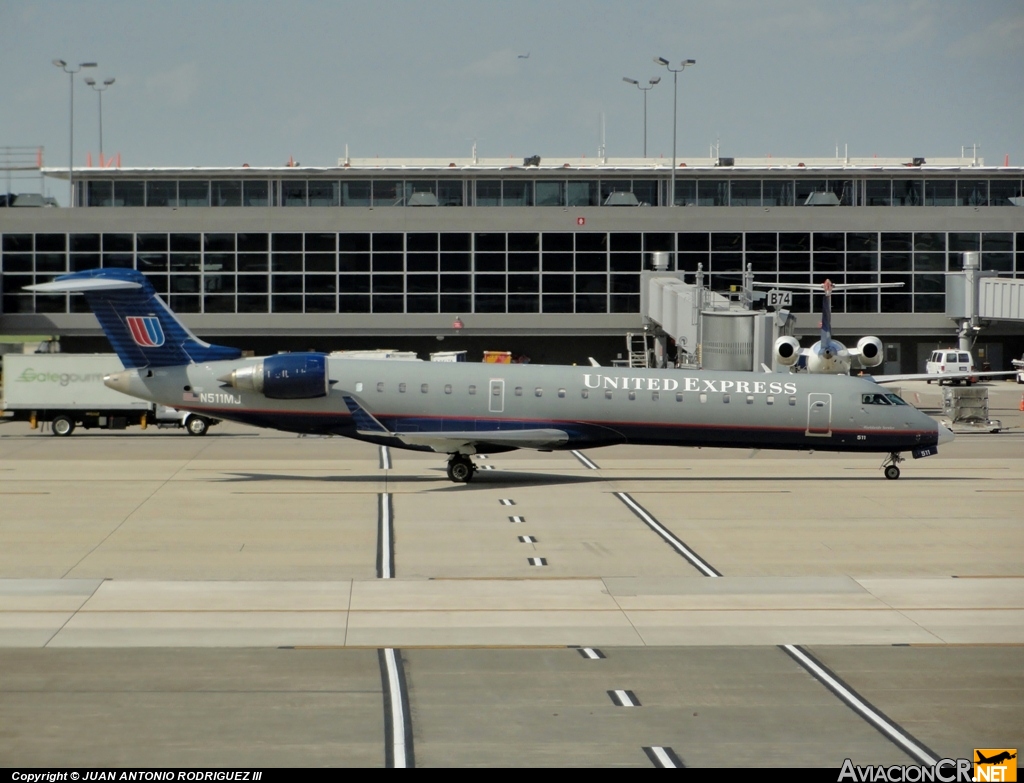 N511MJ - Bombardier CRJ-701 - United Express (Mesa Airlines)