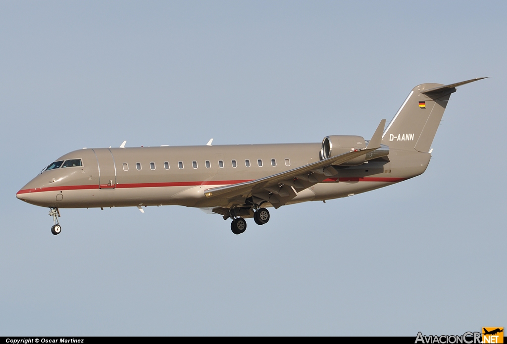 D-AANN - Canadair CL-600-2B19 Challenger 850 - Privado
