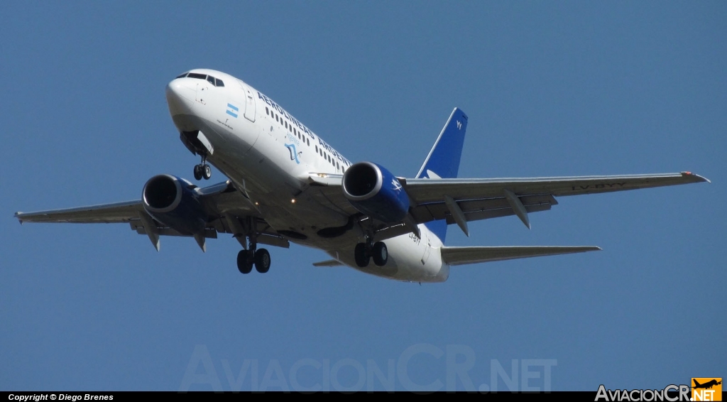 LV-BYY - Boeing 737-7BD - Aerolineas Argentinas