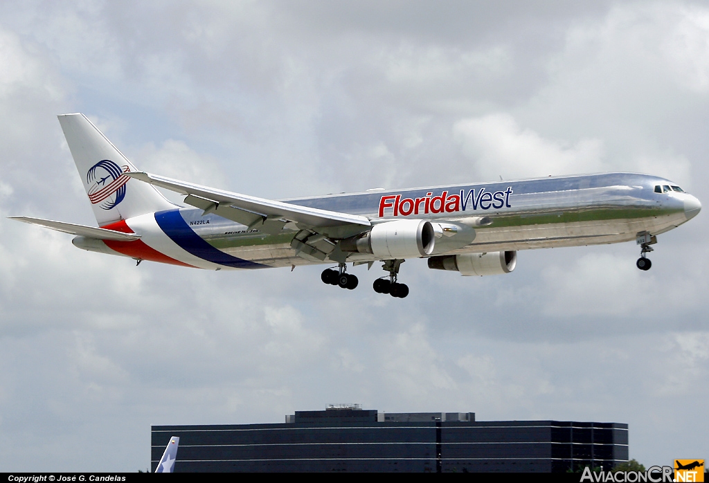 N422LA - Boeing 767-346F/ER - Florida West