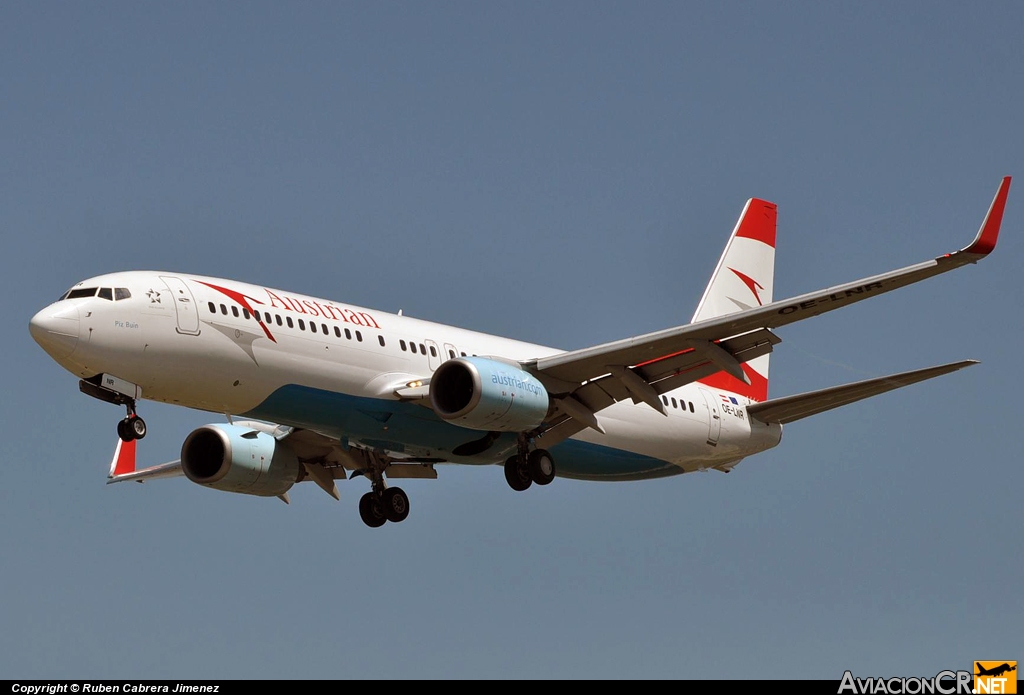 OE-LNR - Boeing 737-8Z9 - Austrian Airlines