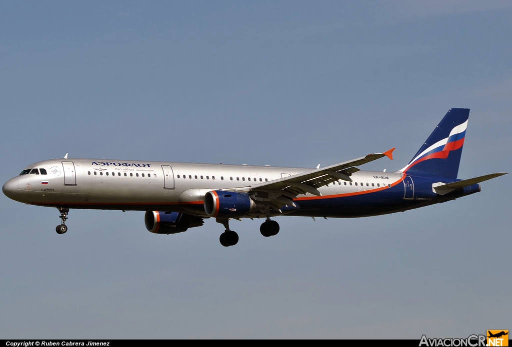 VP-BUM - Airbus A321-211 - Aeroflot