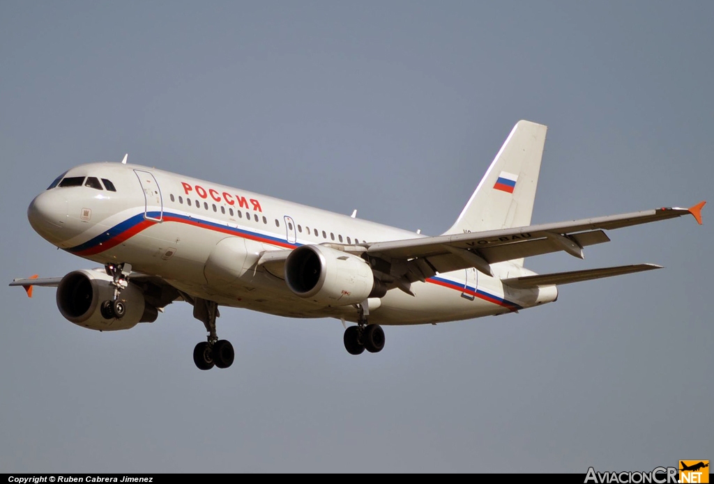 VQ-BAU - Airbus A319-112 - Rossiya Airlines