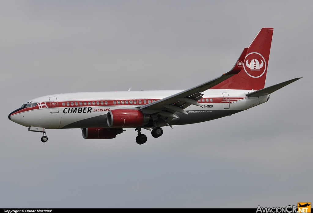 OY-MRU - Boeing 737-73S - Cimber Sterling Airlines