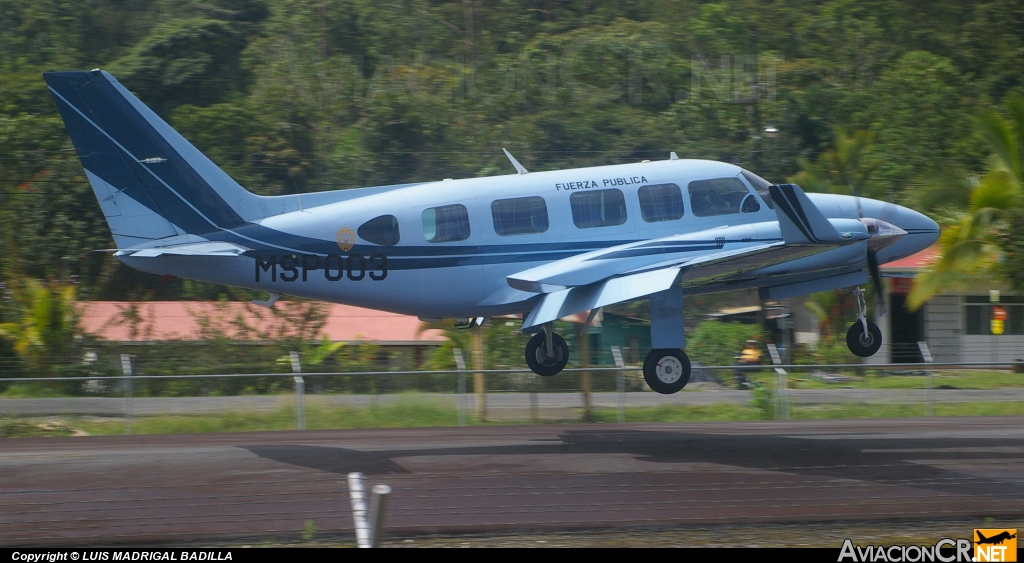 MSP003 - Piper PA-31-350 Chieftain - Ministerio de Seguridad Pública - Costa Rica