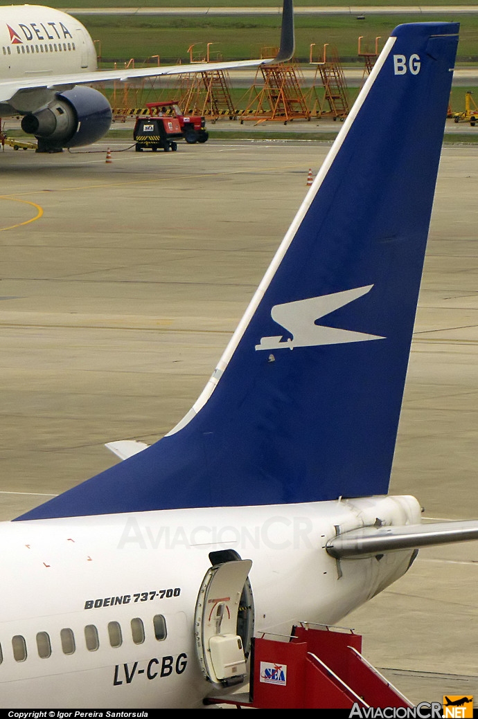 LV-CBG - Boeing 737-73V - Aerolineas Argentinas