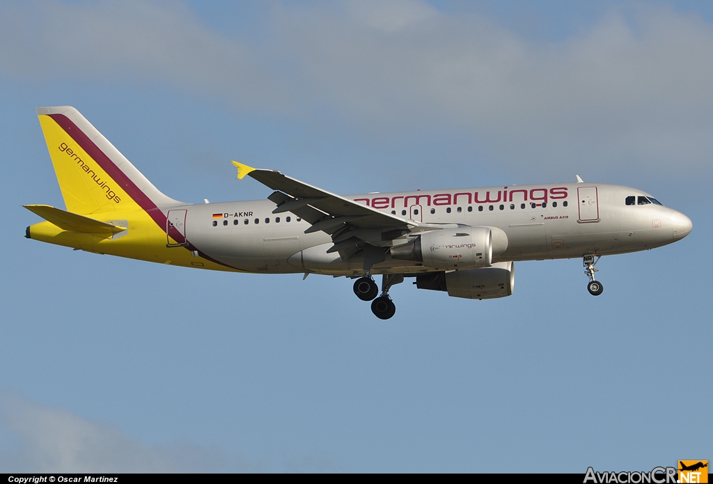 D-AKNR - Airbus A319-112 - Germanwings
