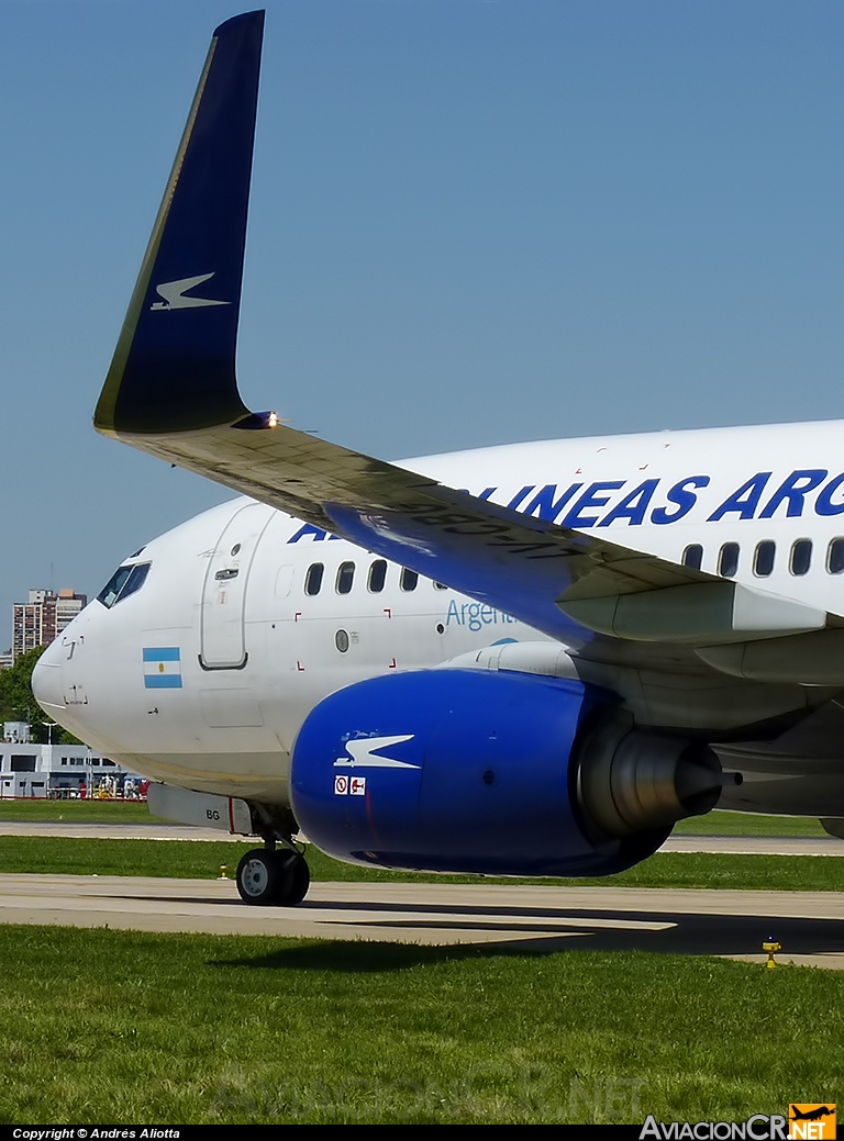 LV-CBG - Boeing 737-73V - Aerolineas Argentinas
