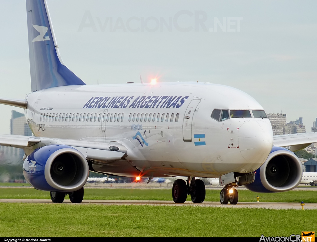 LV-BZO - Boeing 737-76N - Aerolineas Argentinas
