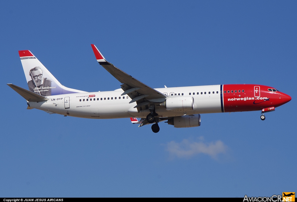 LN-DYP - Boeing 737-8JP - Norwegian Air Shuttle