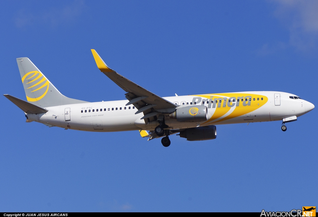 OY-PSC - Boeing 737-86N - Primera Air Scandinavia