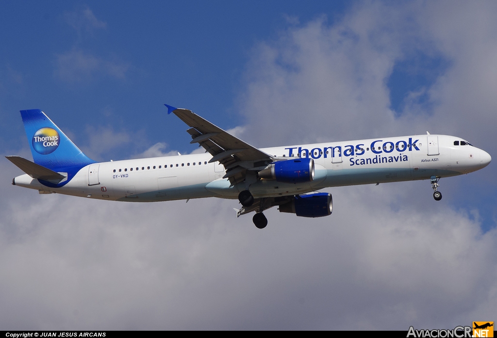 OY-VKD - Airbus A321-211 - Thomas Cook Airlines (Scandinavia)