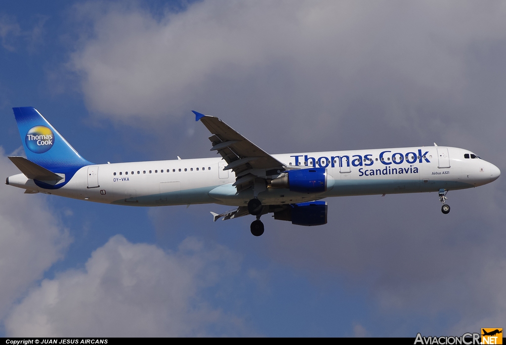 OY-VKA - Airbus A321-211 - Thomas Cook Airlines (Scandinavia)