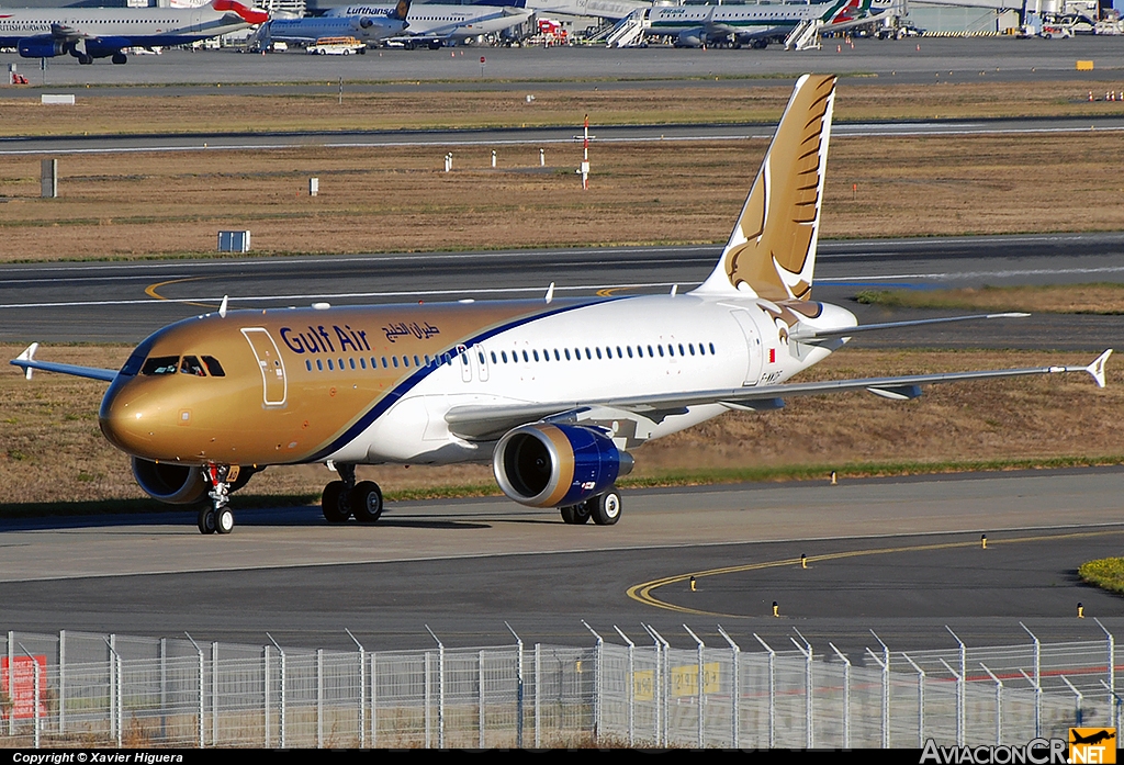 F-WWDF - Airbus A320-214 - Gulf Air