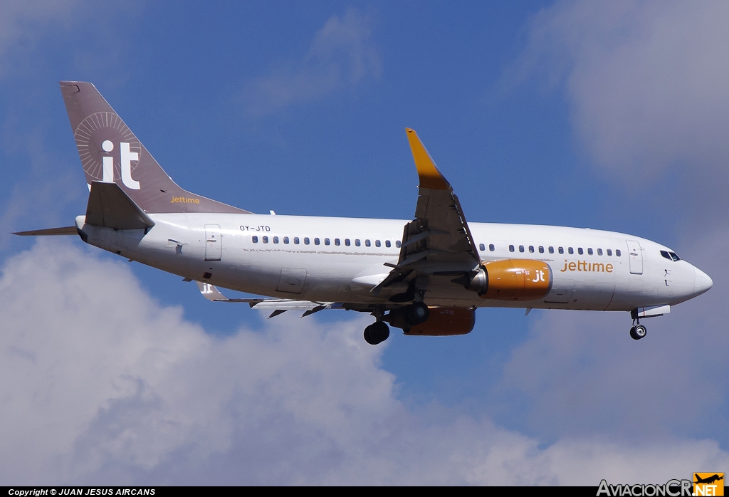 OY-JTD - Boeing 737-3Y0 - Jettime
