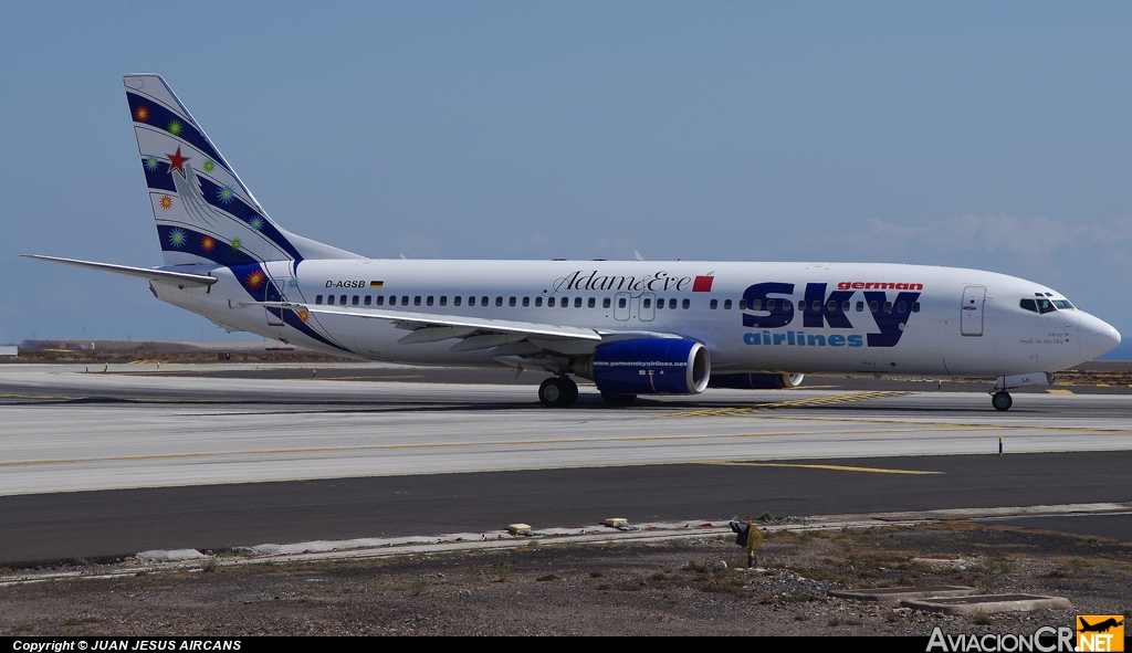 D-AGSB - Boeing 737-883 - German Sky Airlines
