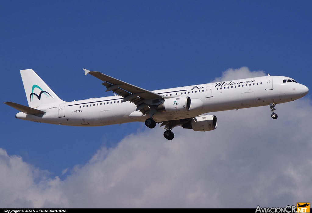 F-GYAO - Airbus A321-111 - Air Méditerranée