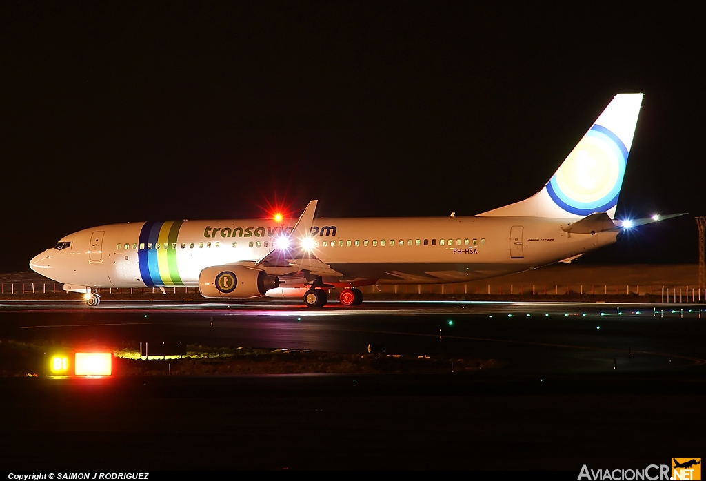 PH-HSA - Boeing 737-8K2 - Transavia Airlines