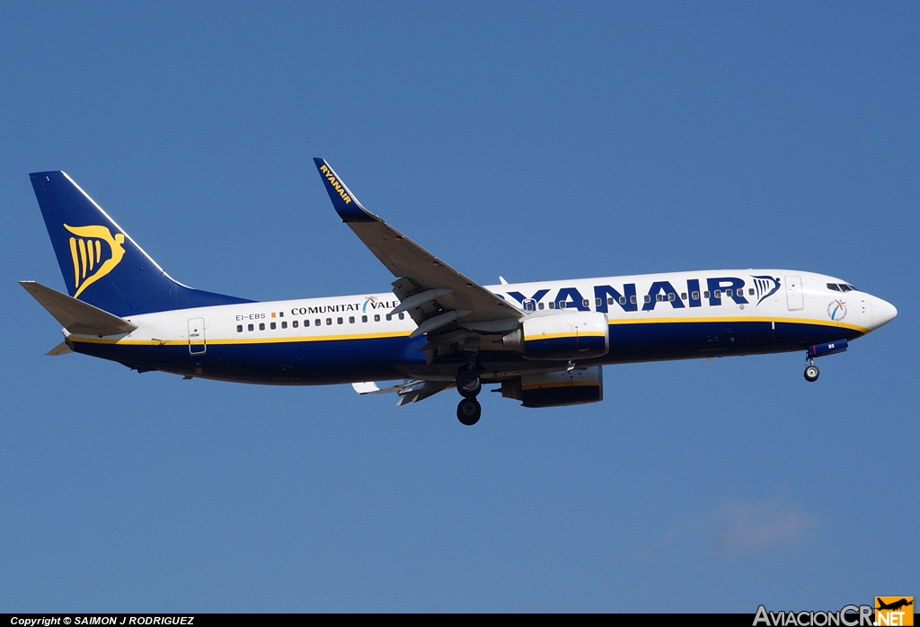 EI-EBS - Boeing 737-8AS - Ryanair