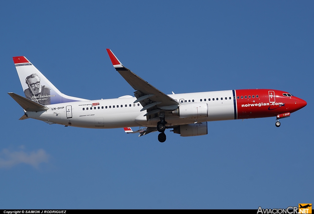 LN-DYP - Boeing 737-8JP - Norwegian Air Shuttle