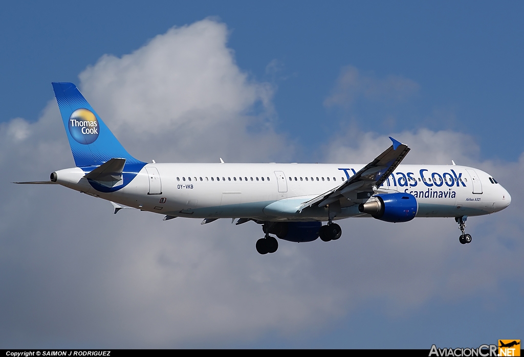 OY-VKB - Airbus A321-211 - Thomas Cook Airlines Scandinavia