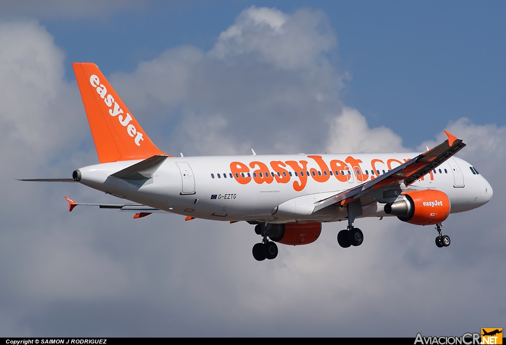 G-EZTG - Airbus A320-214 - EasyJet Airline