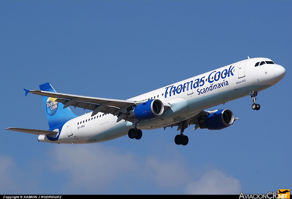 OY-VKA - Airbus A321-211 - Thomas Cook Airlines (Scandinavia)