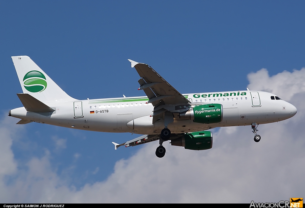 D-ASTB - Airbus A319-112 - Germania