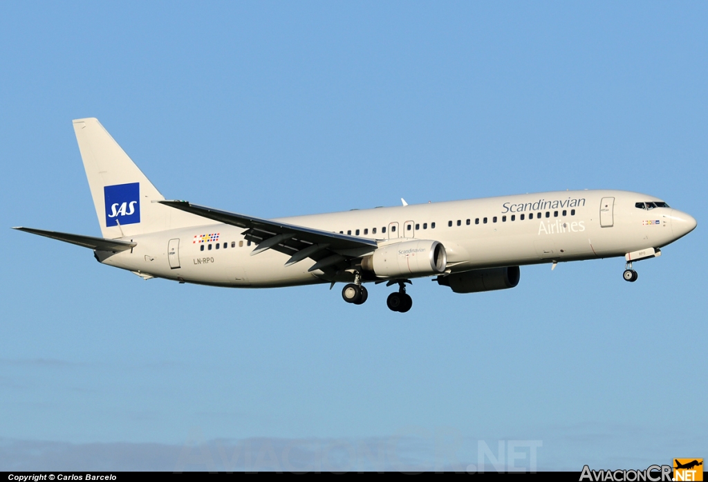 LN-RPO - Boeing 737-883 - Scandinavian Airlines (SAS)