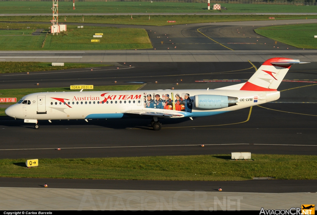 OE-LVM - Fokker 100 - Tyrolean Airways(Austrian Arrows)