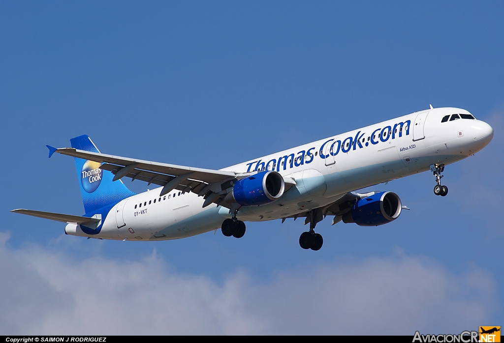 OY-VKT - Airbus A321-211 - Thomas Cook Airlines Scandinavia