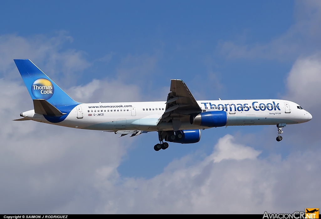 G-JMCD - Boeing 757-25F - Thomas Cook Airlines