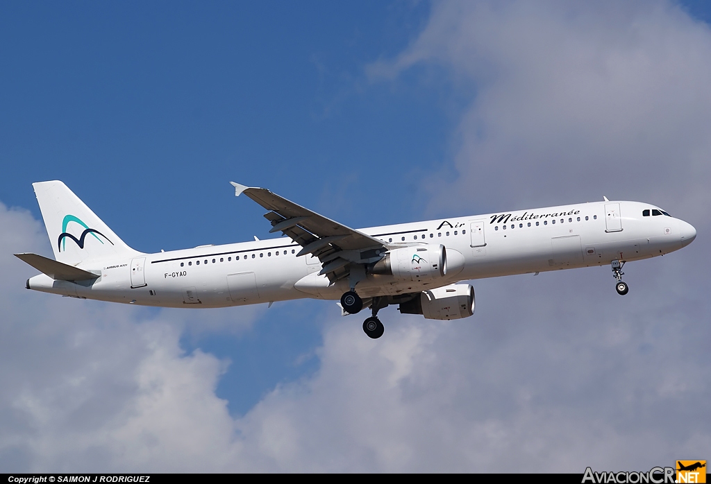 F-GYAO - Airbus A321-111 - Air Méditerranée