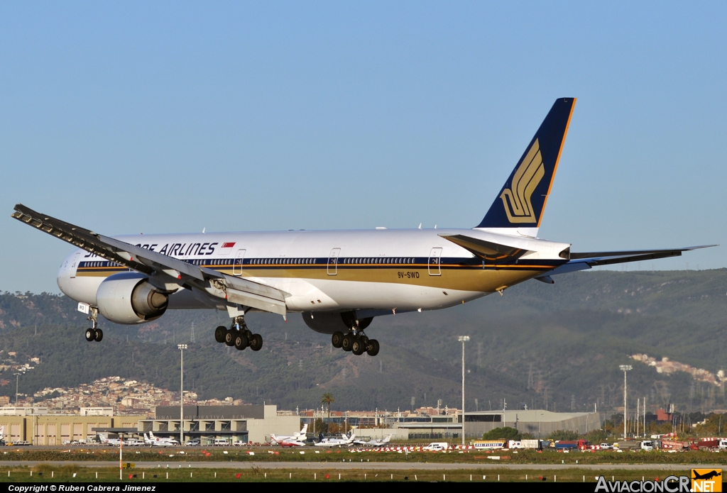9V-SWD - Boeing 777-312/ER - Singapore Airlines