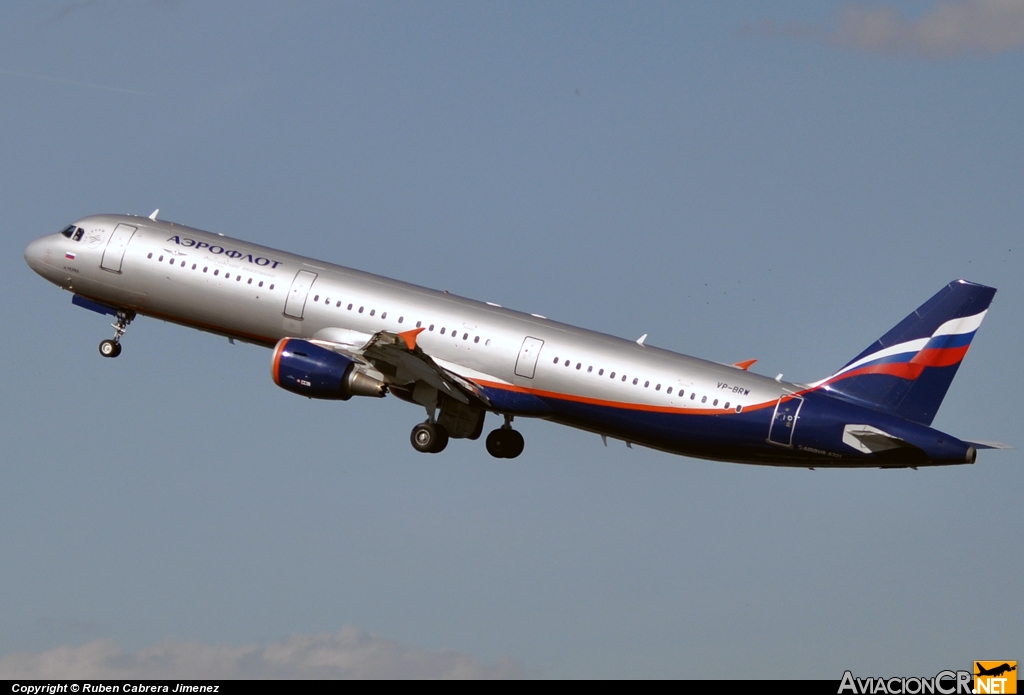 VP-BRW - Airbus A321-211 - Aeroflot