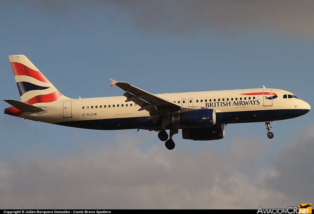 G-EUUM - Airbus A320-232 - British Airways