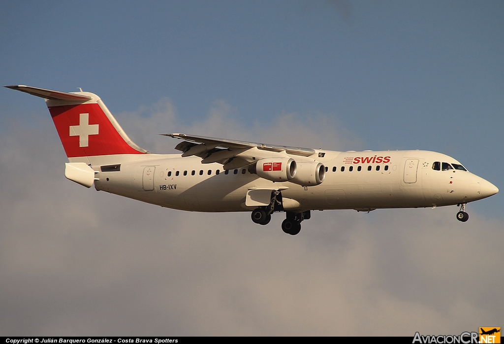 HB-IXV - British Aerospace BAe-146-100 - Swiss European Air Lines