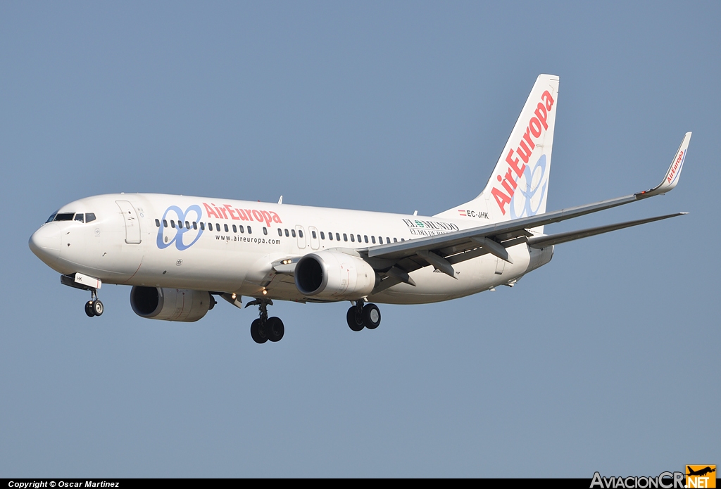 EC-JHK - Boeing 737-85P - Air Europa