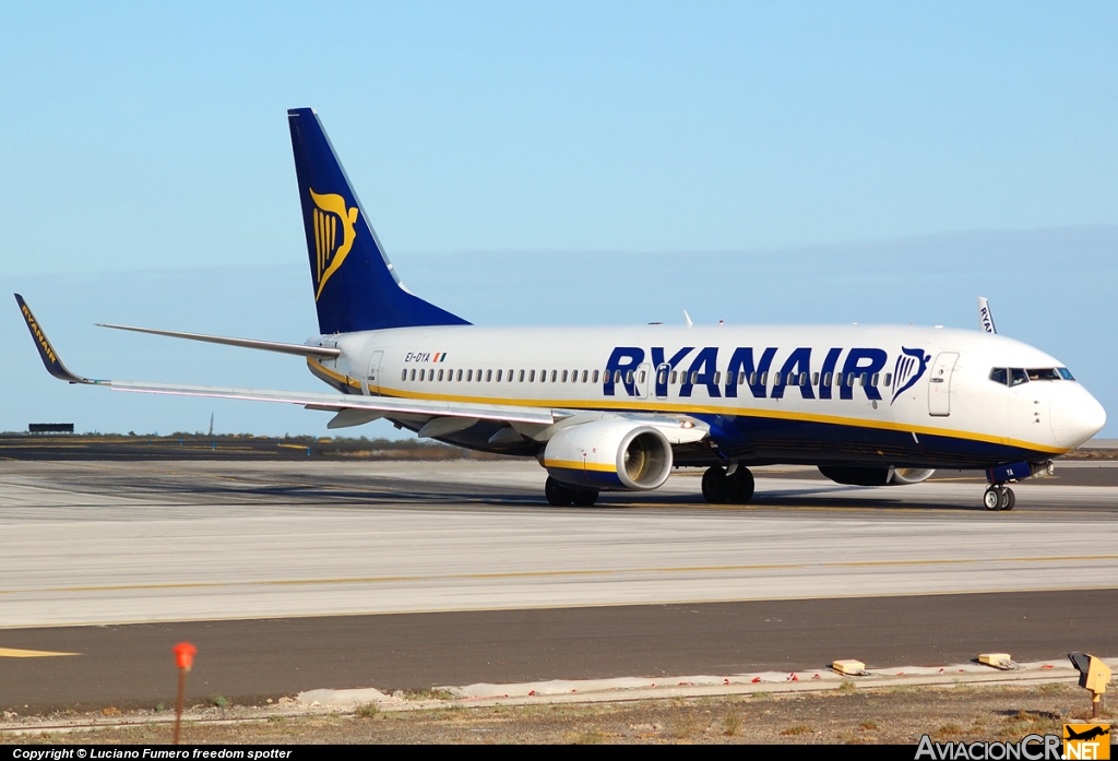 EI-DYA - Boeing 737-8AS - Ryanair