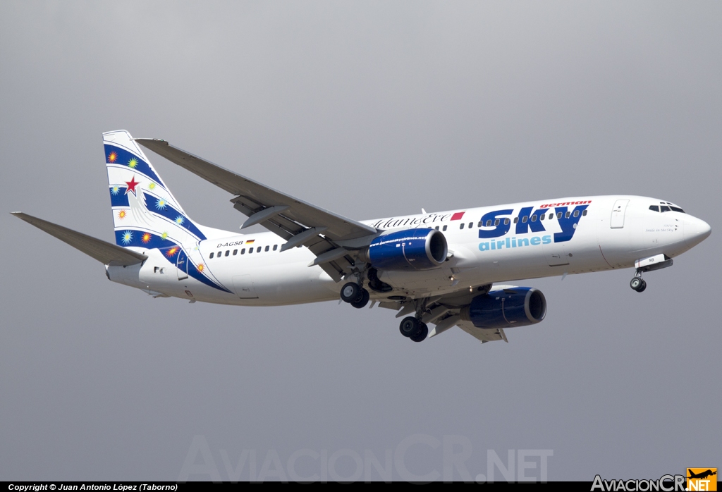 D-AGSB - Boeing 737-883 - German Sky Airlines