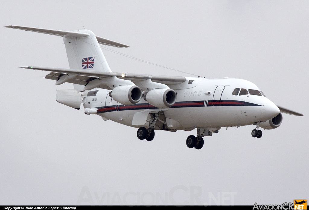 ZE701 - British Aerospace BAe-146-100 - United Kingdom - Royal Air Force (RAF) Red Arrows