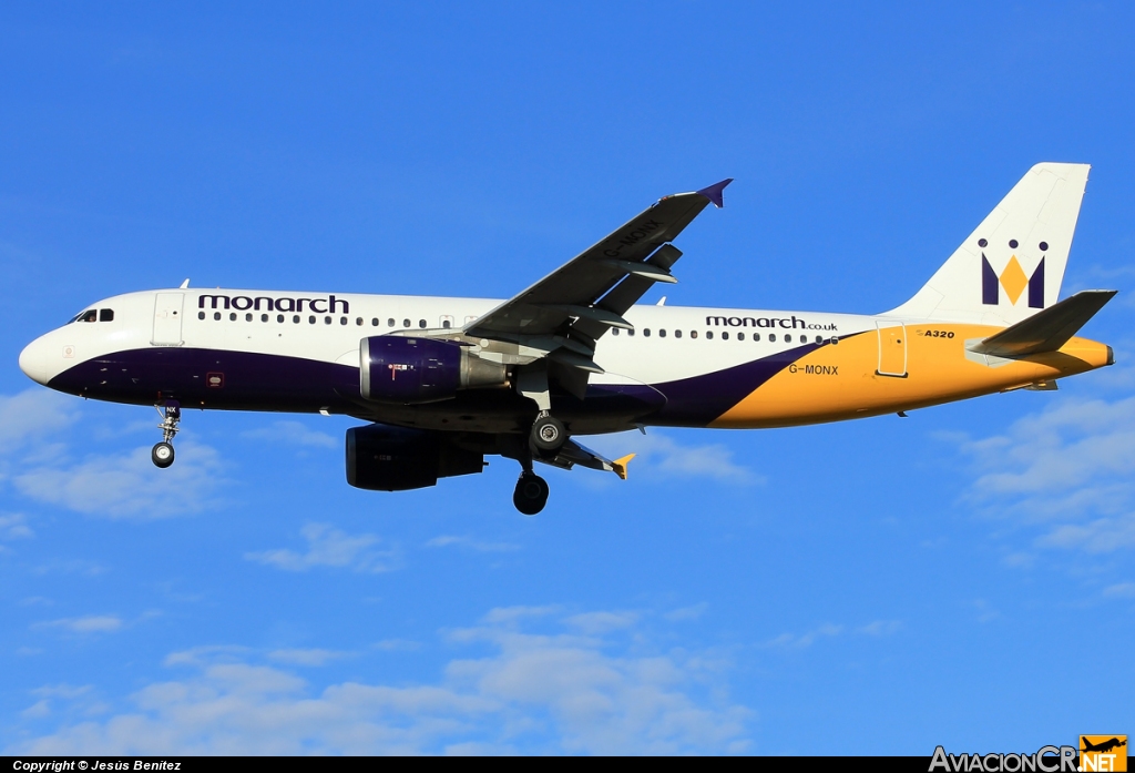 G-MONX - Airbus A320-212 - Monarch Airlines