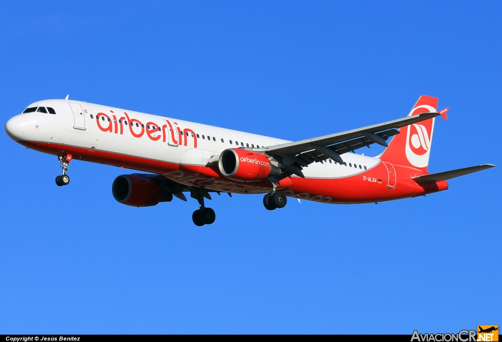 D-ALSA - Airbus A321-211 - Air Berlin