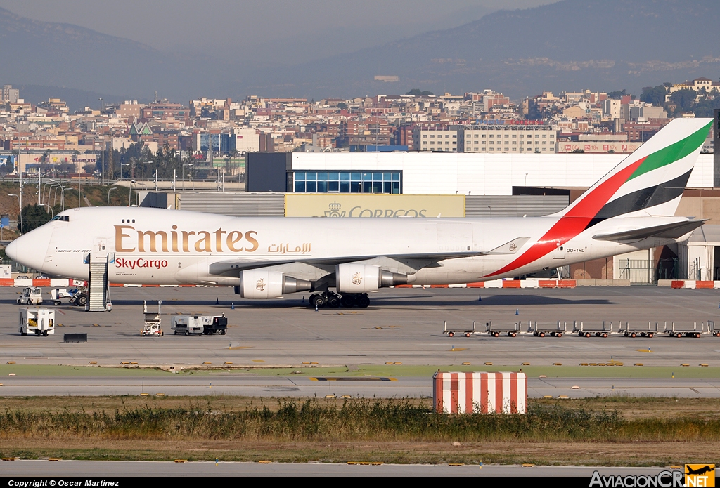 OO-THD - Boeing 747-4HAERF - Emirates SkyCargo (TNT Airways)